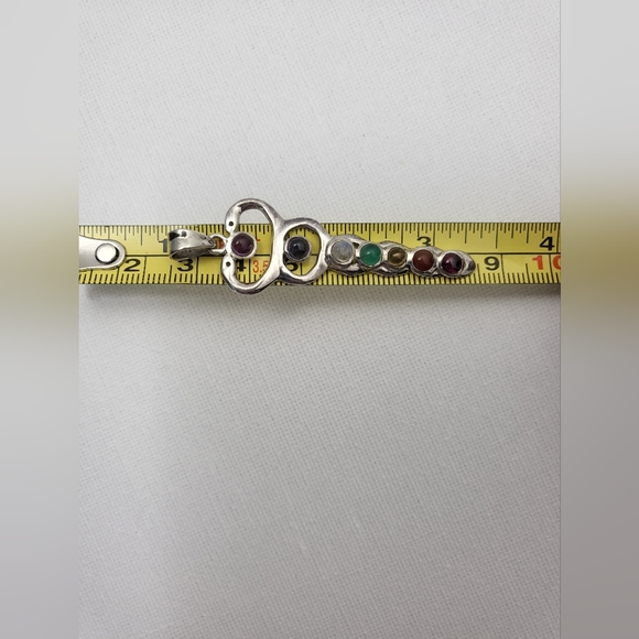 Chakra .925 Sterling Pendant & Bracelet Set - Picture 3 of 10
